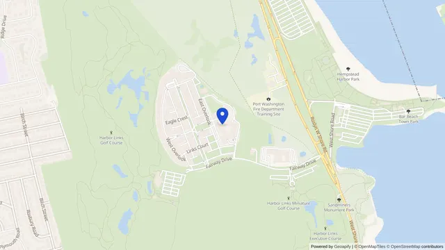 Map showing the location of The Tuttle Center at 300 East Overlook, Port Washington, NY 11050, served by DachiPlus medical transportation.